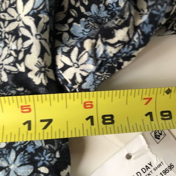 Karen Kane Floral Print Long Sleeve Blouse Pullover V Neck Shirt Small NWT - Picture 5 of 13